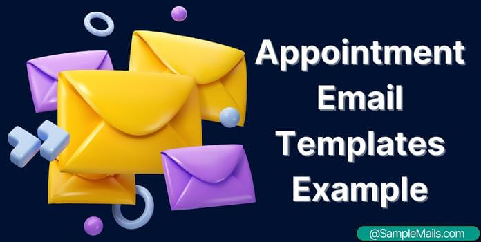 Appointment Email Templates, Appointment Email Format