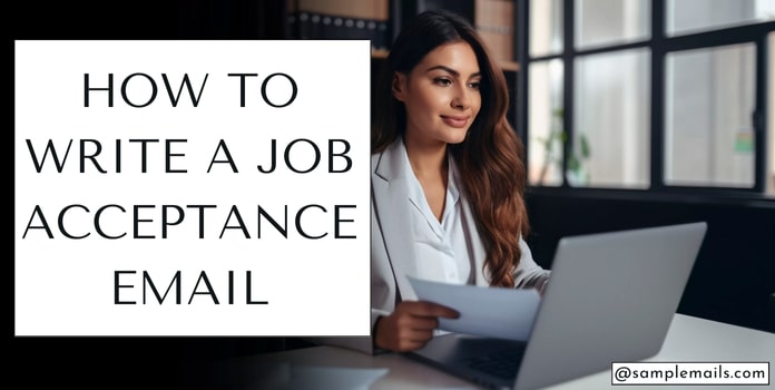 Writing A Job Acceptance Email
